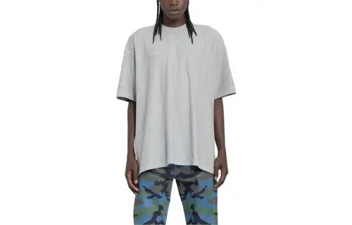 Vetements T Shirts Men's Gray Crew Neck Other