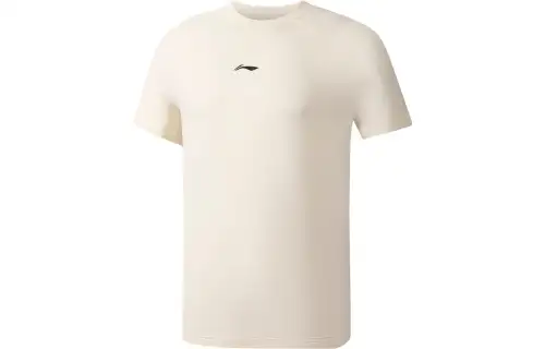 Li Ning Fitness Series T Shirt Men's Ecru