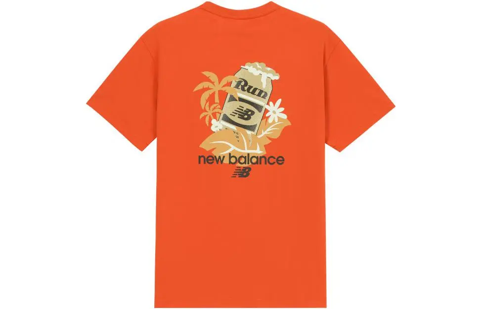 New Balance T Shirt Men's Orange