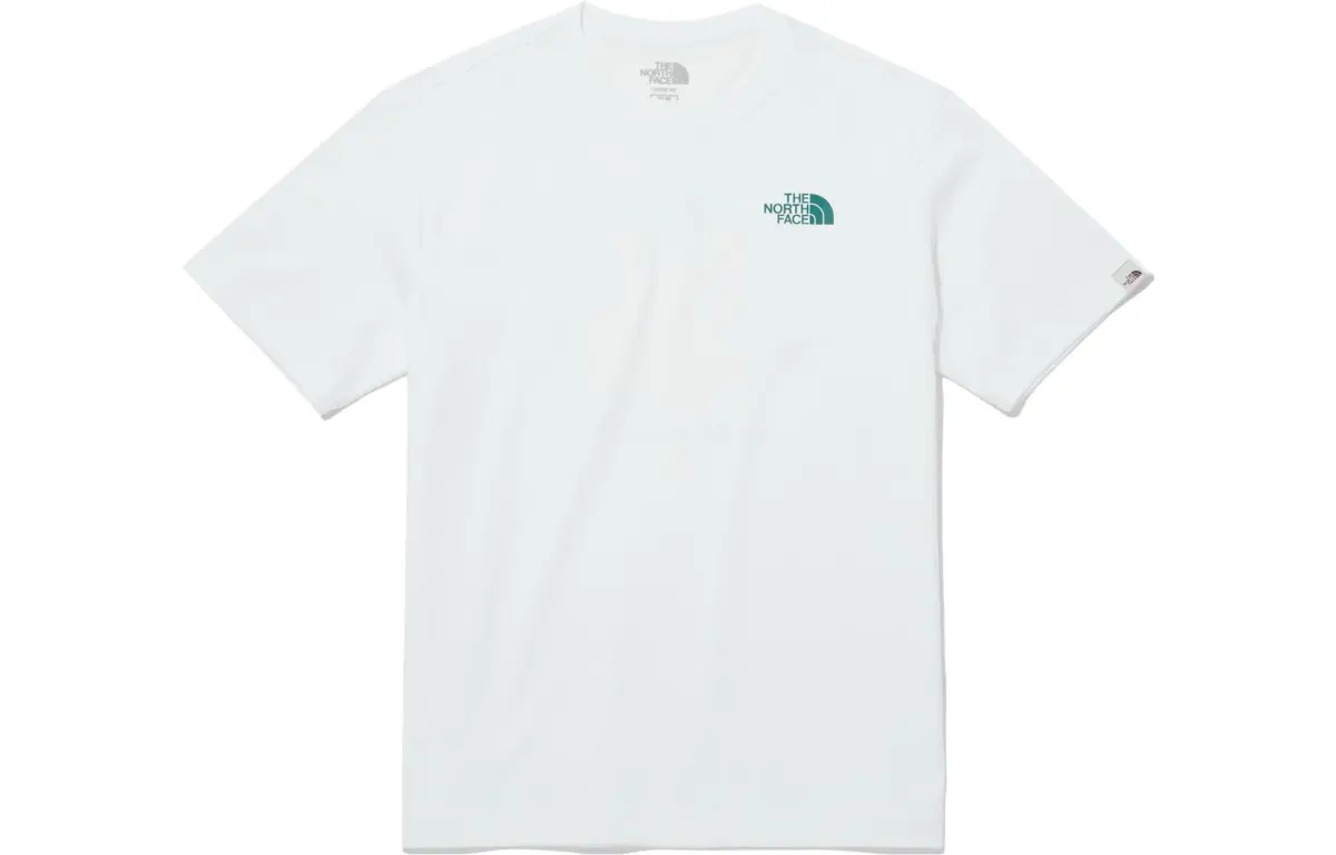 THE NORTH FACE T-Shirts Men's White Crew Neck Moderate Straight Fit