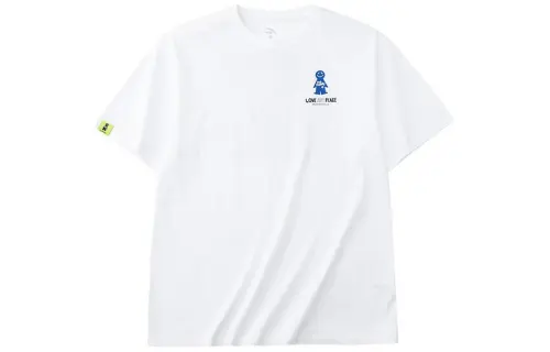 ANTA Life Collection T Shirts Unisex White Crew Neck Moderate Straight Fit