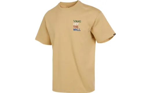 Vans Drop Shoulder Sleeve T Shirt Men's Khaki