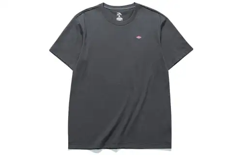 ANTA Life Collection T Shirts Men's Castle Gray Crew Neck Moderate Straight Fit