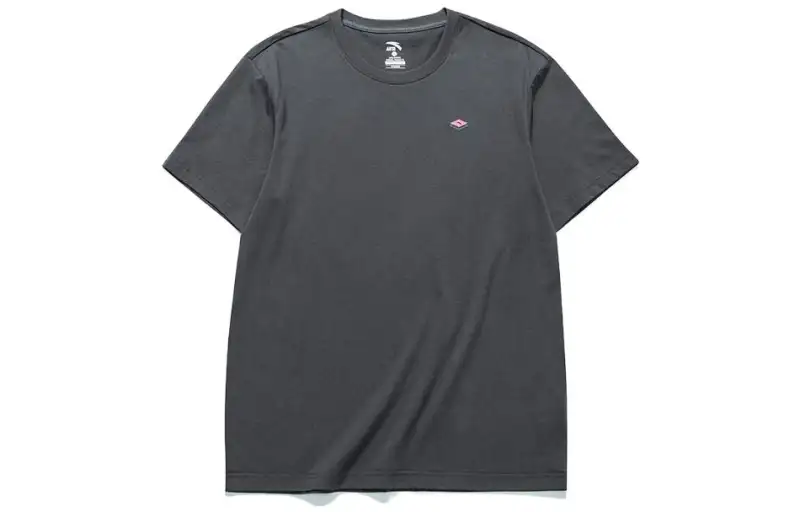 ANTA Life Collection T Shirts Men's Castle Gray Crew Neck Moderate Straight Fit