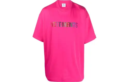 Vetements Crystal Logo T Shirt