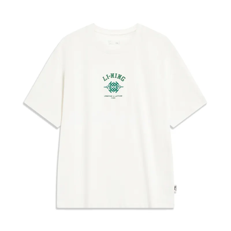 Li Ning Sports Life Collection T Shirt Men's Ivory