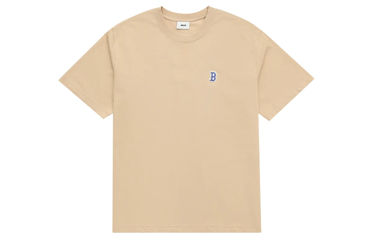 MLB Set in Sleeve T Shirt Unisex Sandy Brown