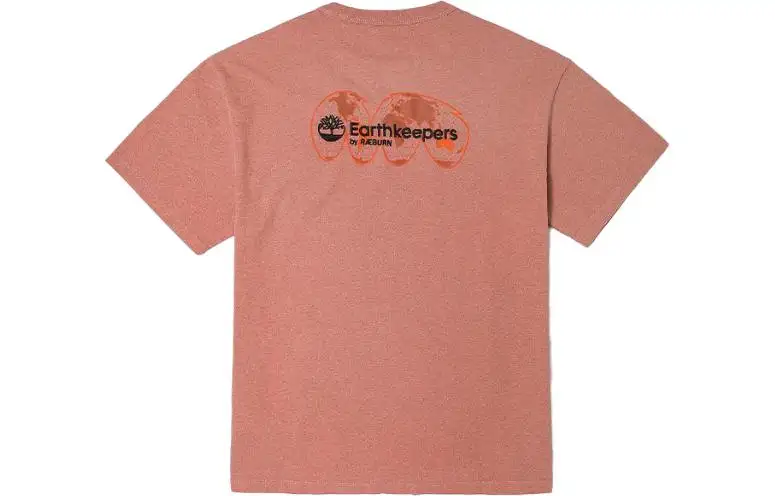Timberland T Shirts Unisex Chili Sauce Red Crew Neck Moderate Straight Fit