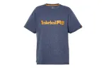 Timberland T Shirts Men's Blue Crew Neck Moderate Straight Fit