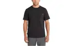 Timberland T Shirts Men's Black Crew Neck Moderate Straight Fit