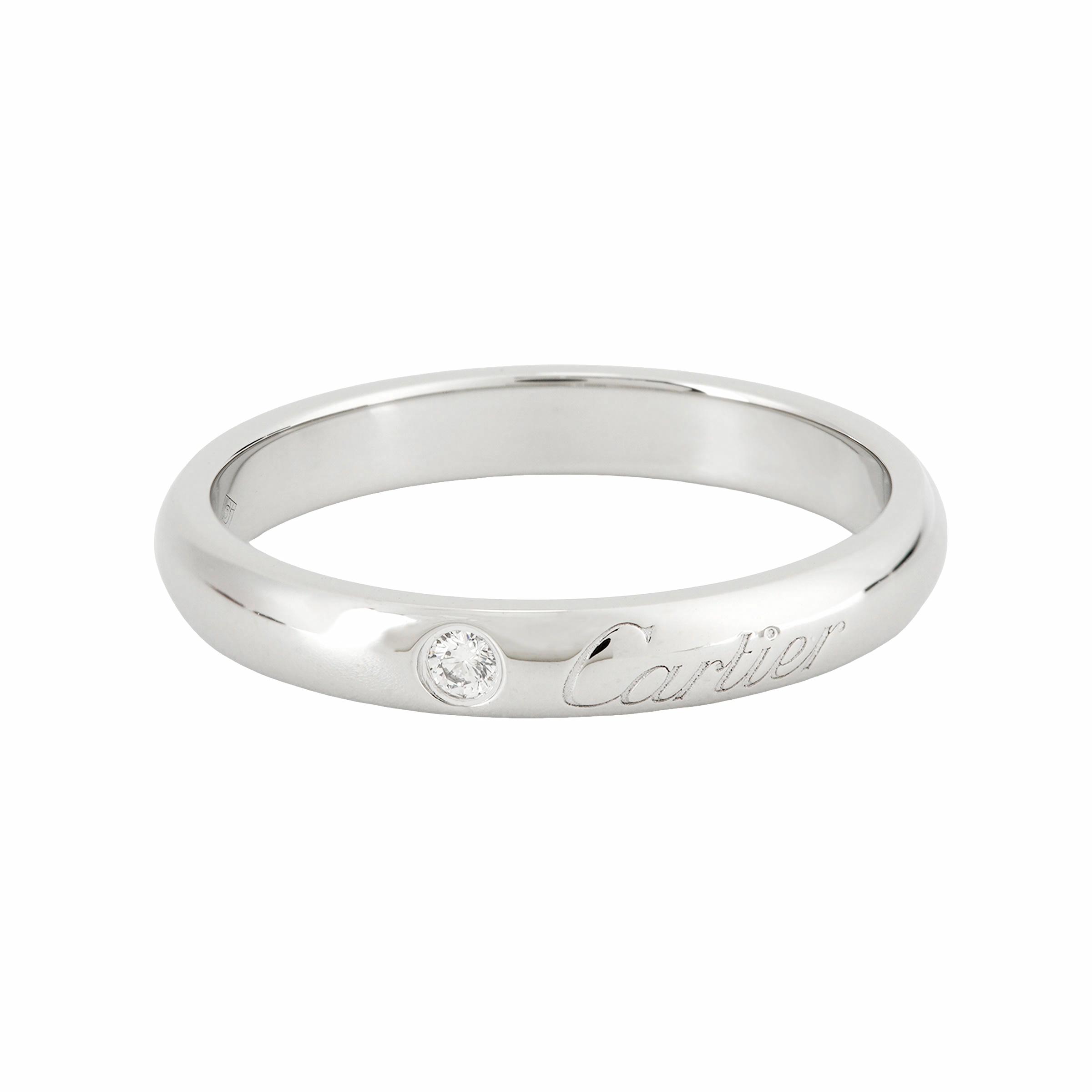 Кольцо Cartier C de Cartier (платиновое)
