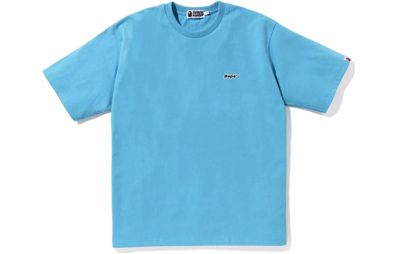 Мужская футболка A Bathing Ape Solid Logo (черная)