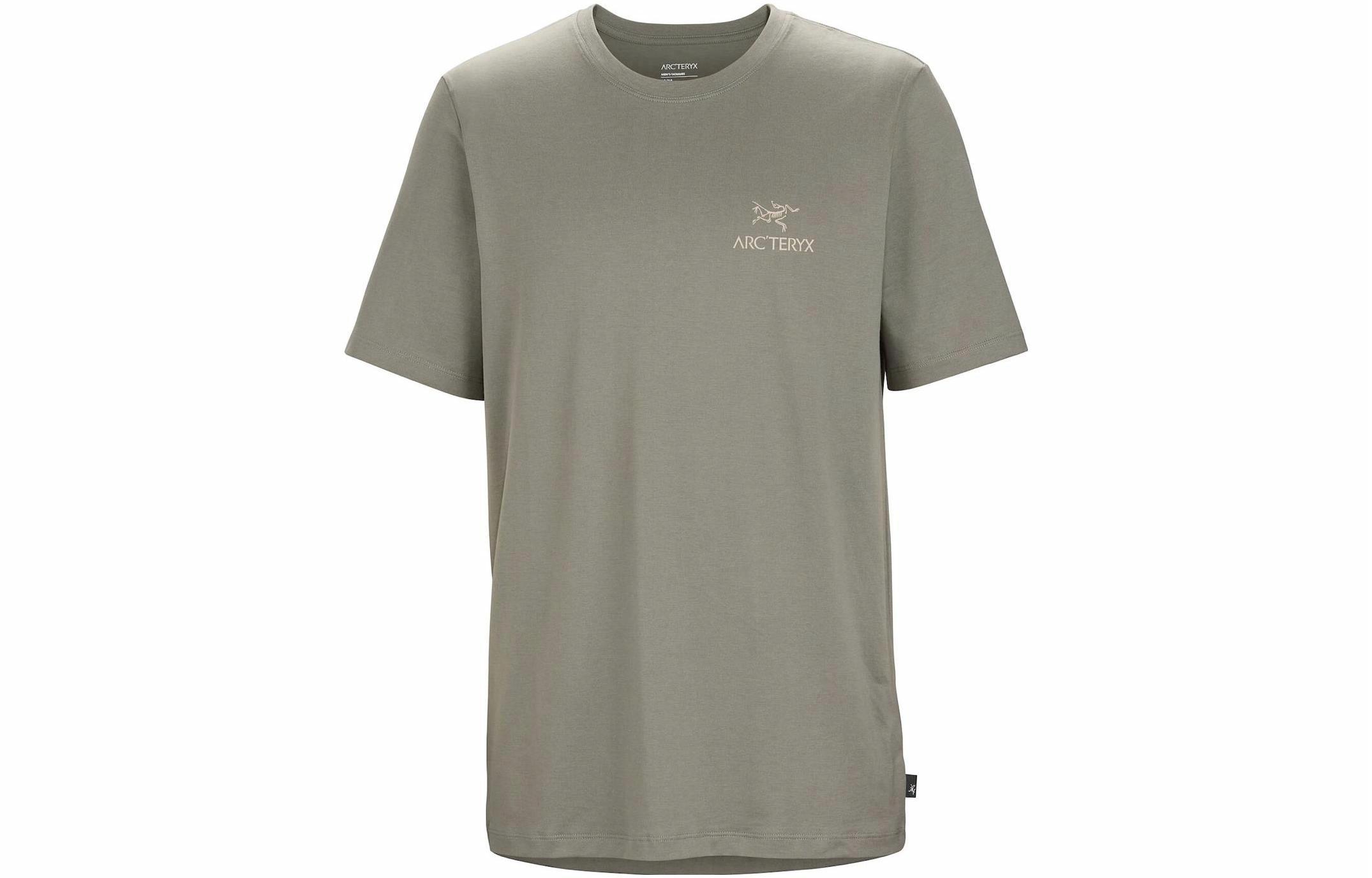 Мужская футболка Arcteryx SS22 Emblem T-shirt (серая)