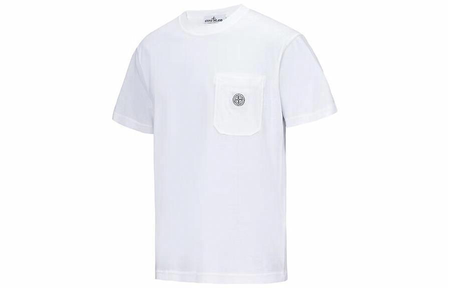 Мужская футболка STONE ISLAND T-Shirt (белая)