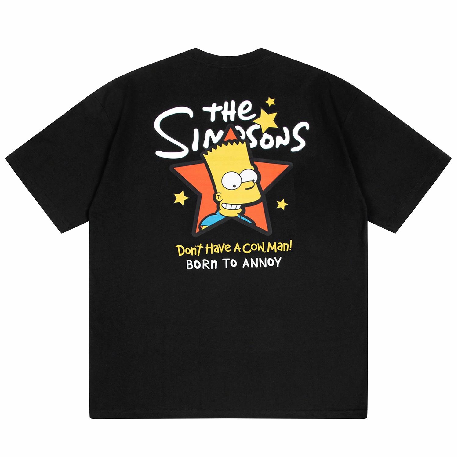 Футболка The Simpsons с принтом (белая)