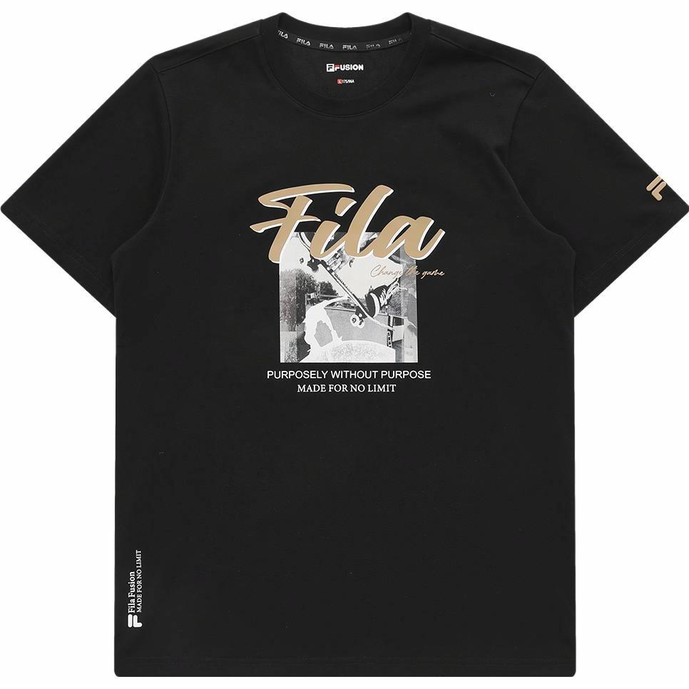 Мужская футболка FILA FUSION SS23 (черная)