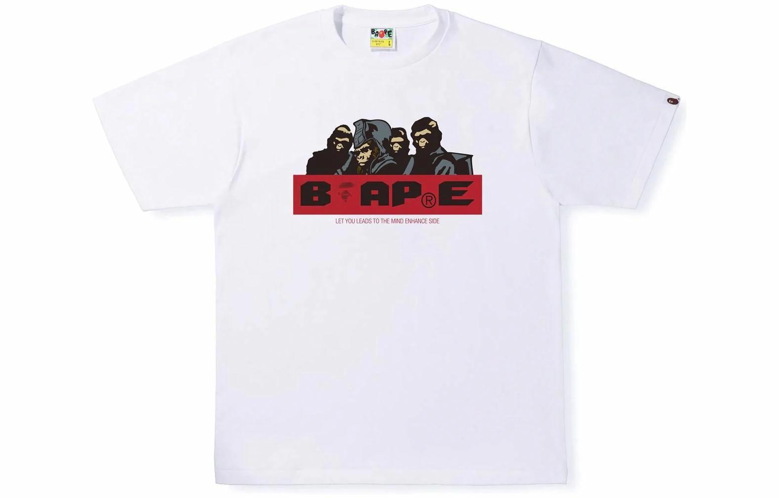 Мужская футболка A BATHING APE SS22 (черная)