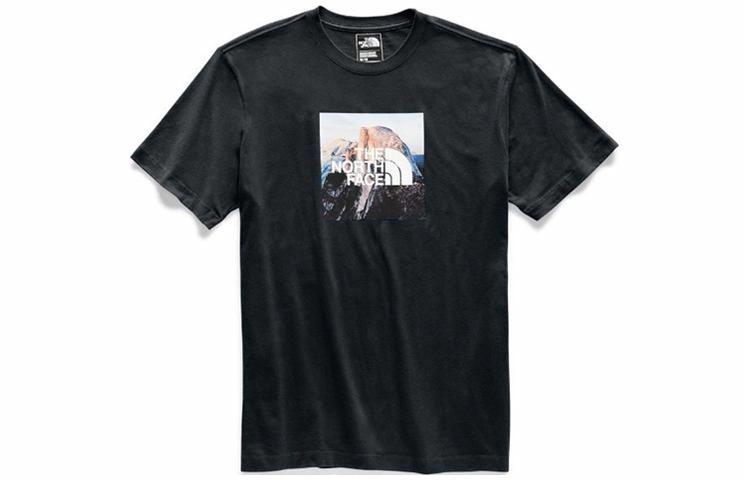Мужская футболка The North Face Clean Ascent Tee Box Logo (черная)