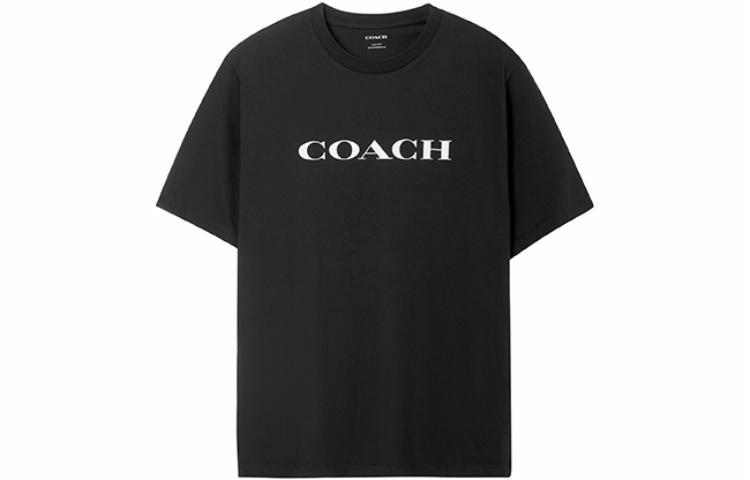 Мужская футболка COACH SS23 Logo (черная)