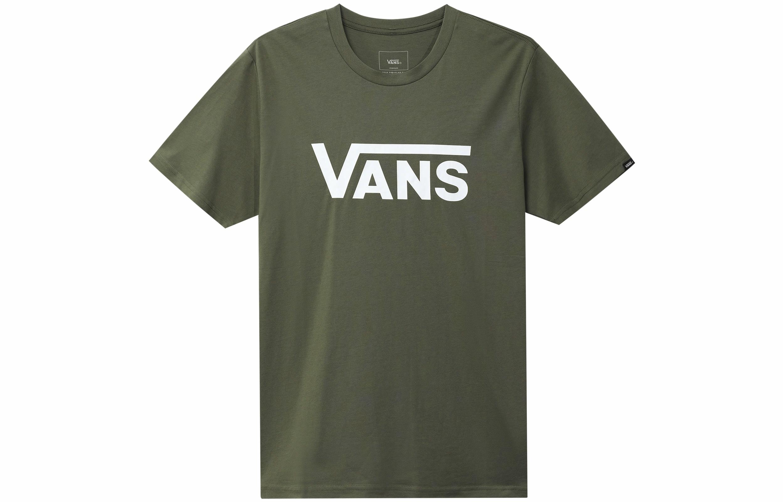 Мужская футболка Vans (армейско-зеленая)