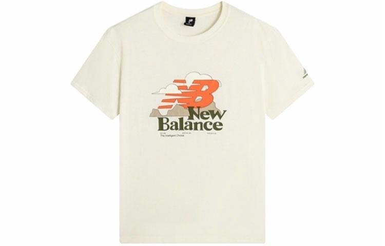 Мужская футболка New Balance Retro Dopamine (бежевая)