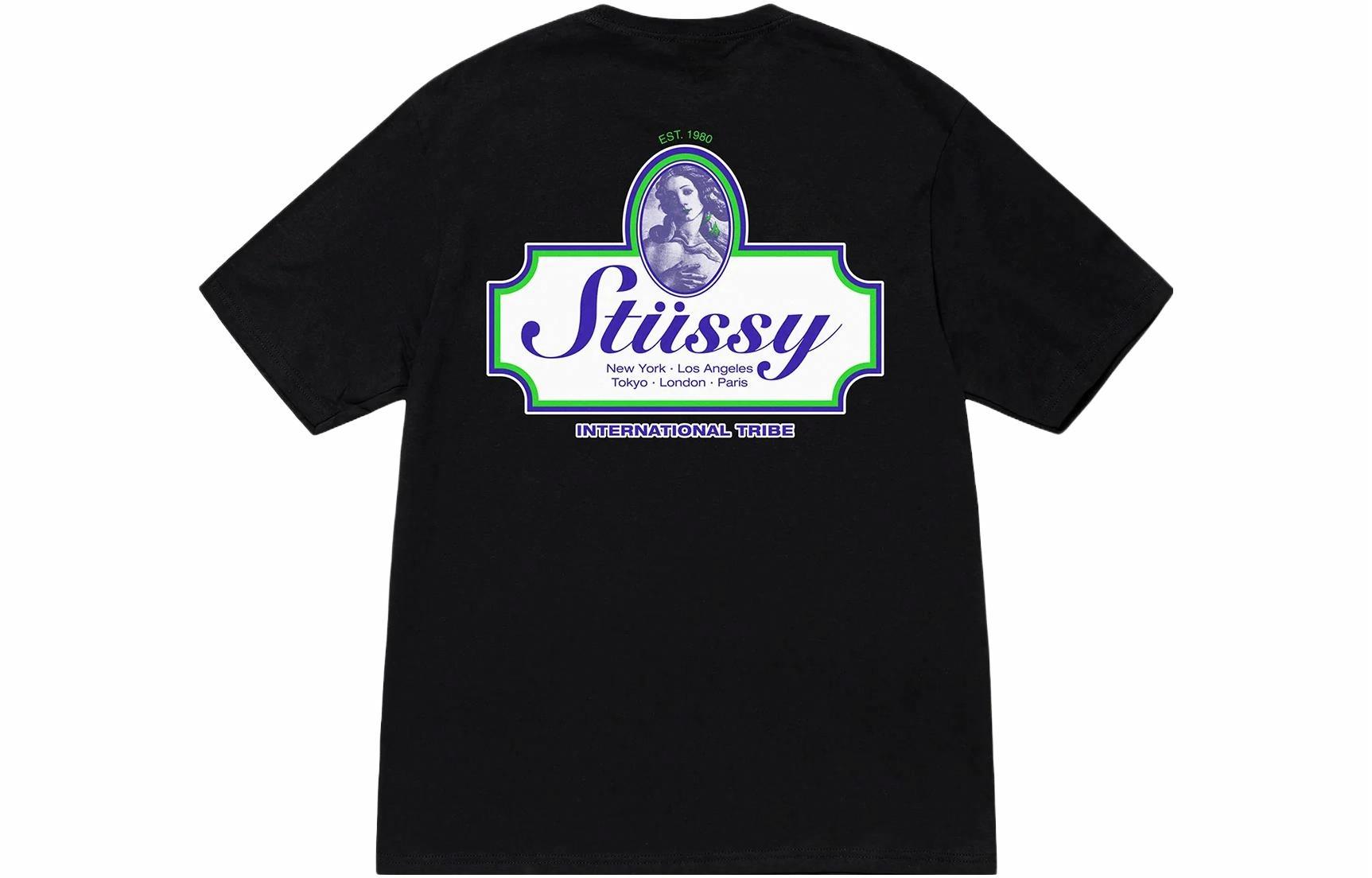 Футболка Stussy Logo (черная)
