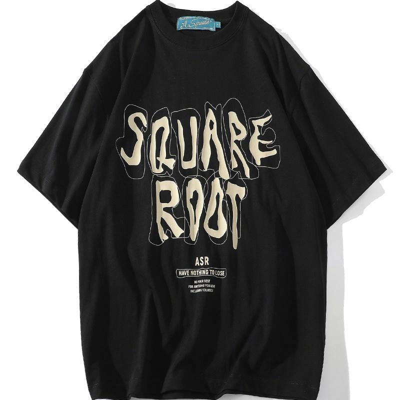 Футболка A SQUARE ROOT с логотипом (белая)
