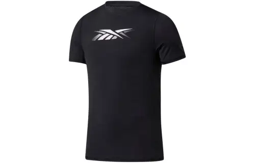 Reebok Tsr Ss Ac Graphic Tee T Shirt Men's Black