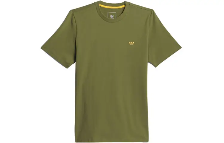 Adidas Originals Adidas X MARK GONZALES T Shirts Men's Pine Green Crew Neck Moderate Straight Fit