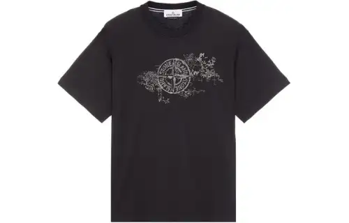 STONE ISLAND T Shirt Men's Black