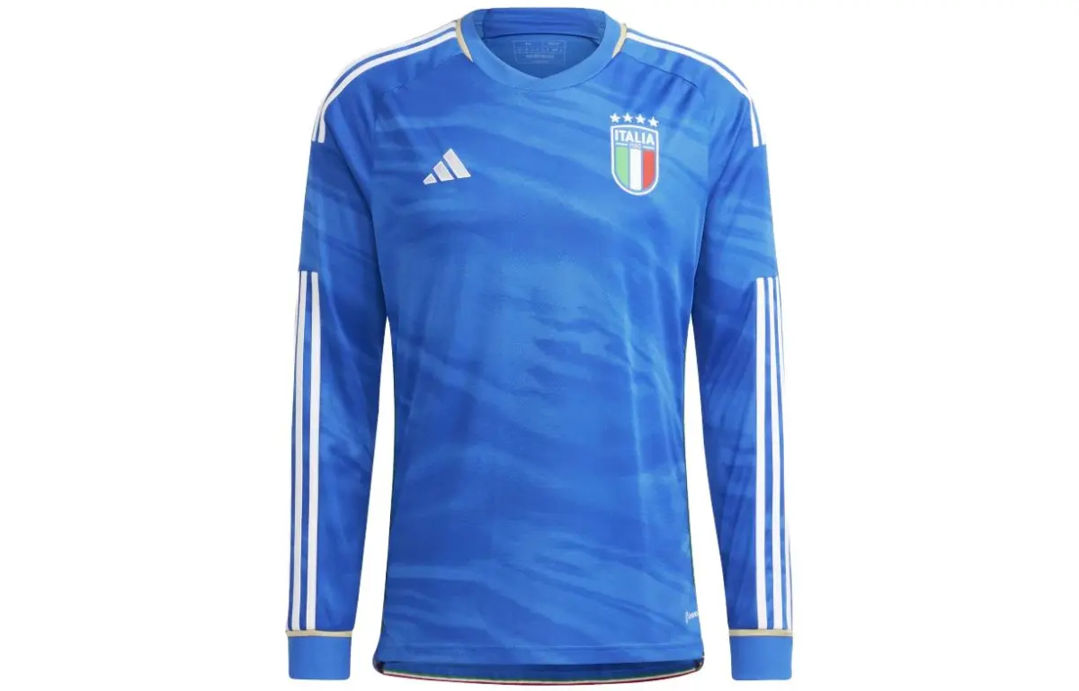 Adidas Italy 2023 Home Long Sleeve Jersey