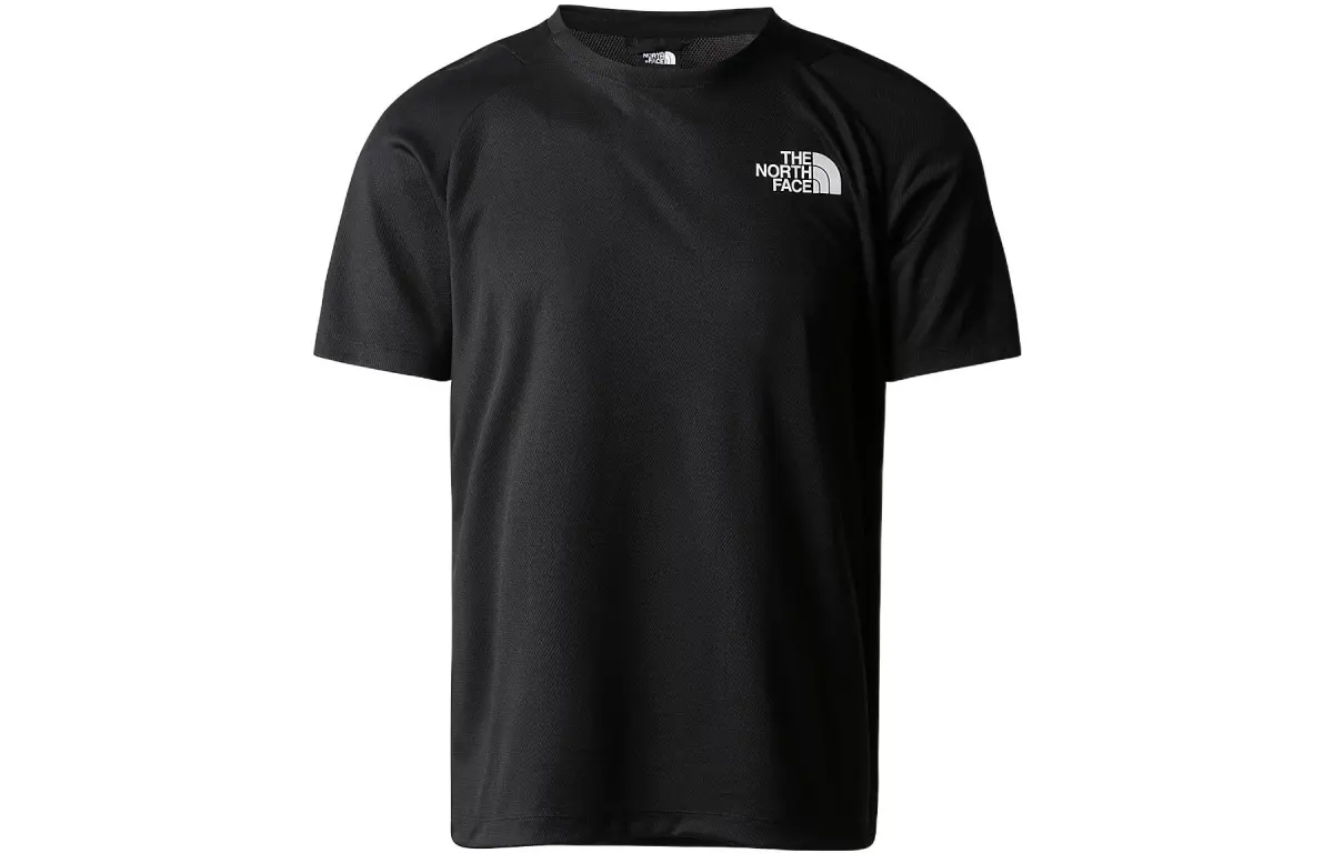 THE NORTH FACE T-Shirts Men's Black Crew Neck Moderate Straight Fit