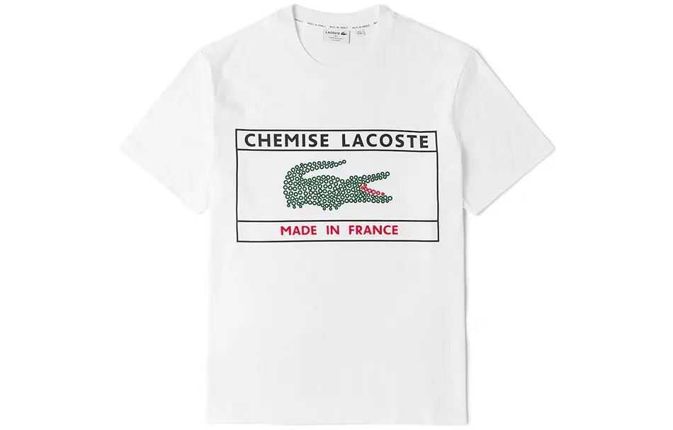 LACOSTE SS22 T Shirt Men's White