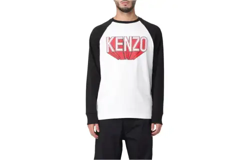 KENZO Logo-Printed Long Sleeved T-Shirt
