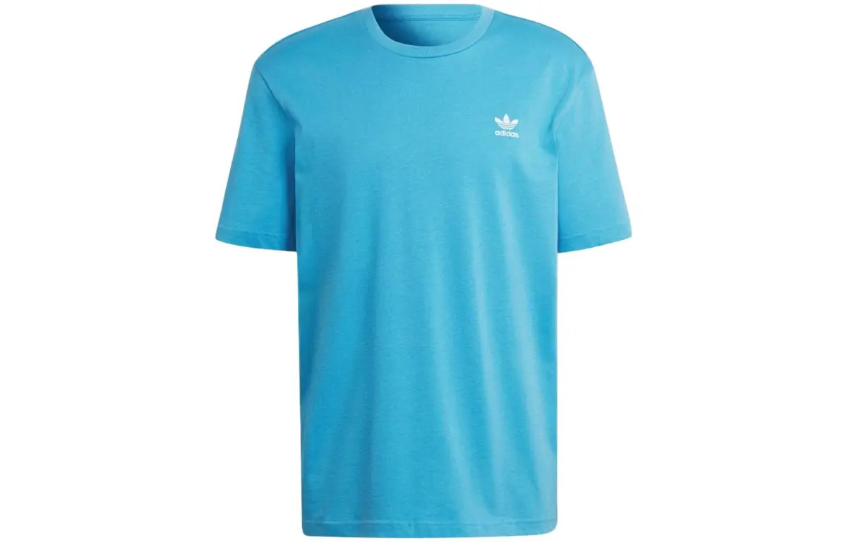 Adidas Originals ADICOLOR CLASSICS T-Shirts Men's Blue Crew Neck Moderate Straight Fit
