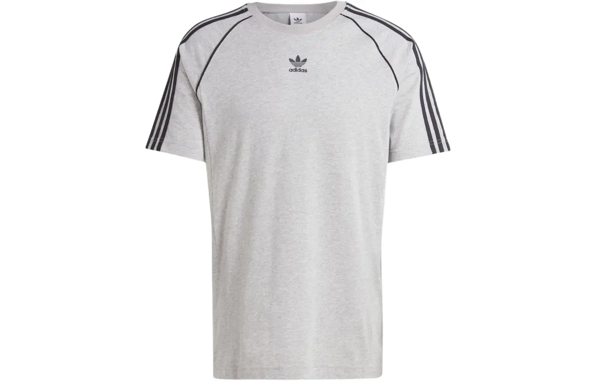 Adidas Originals T Shirt Men's Medium Heather Gray