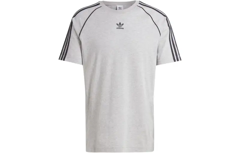 Adidas Originals T Shirt Men's Medium Heather Gray
