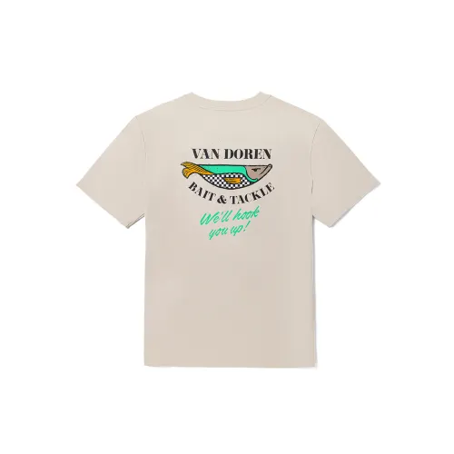 Vans T Shirts Unisex Oat Crew Neck Moderate Straight Fit
