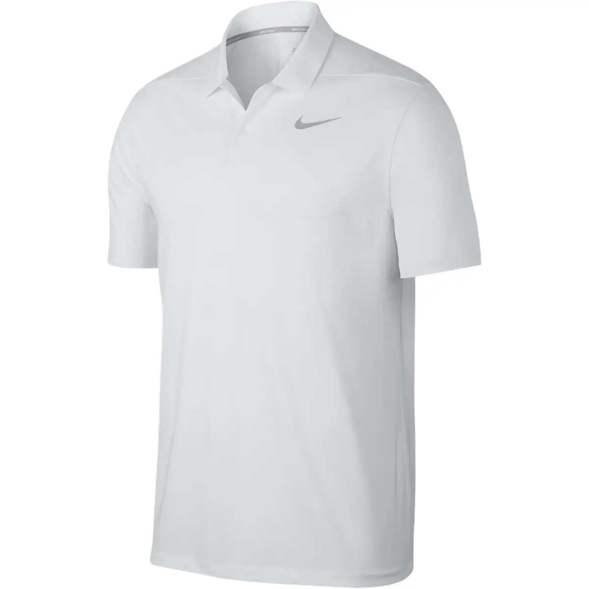 Nike T-Shirts Men's White Polo Collar Moderate