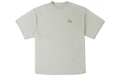 Converse T Shirts Unisex Light Green Crew Neck Moderate Heavyweight