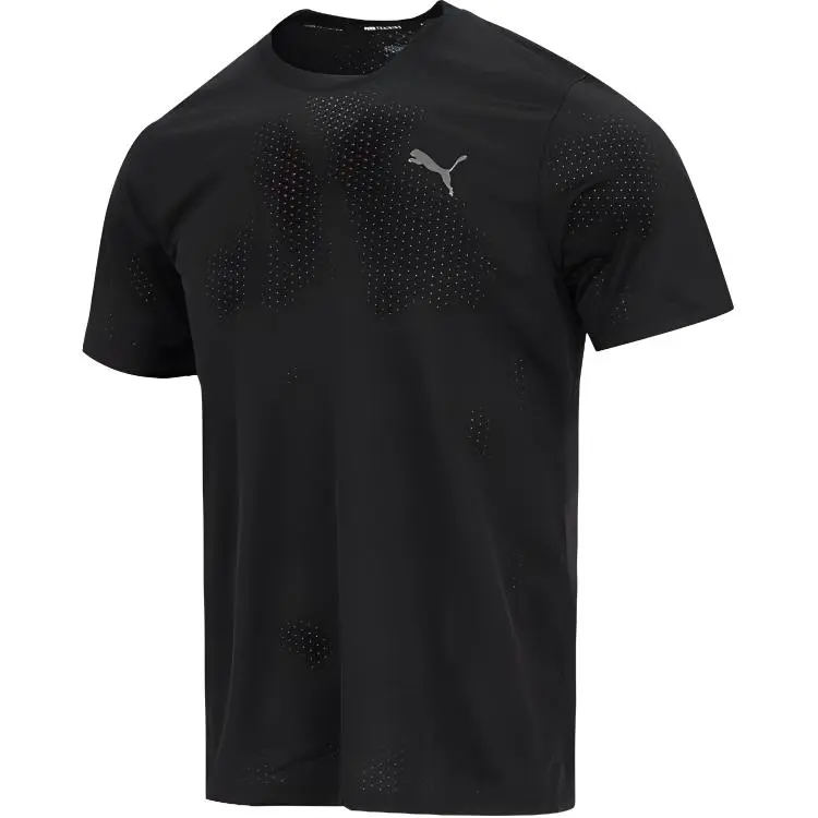 PUMA Set-in Sleeve T-Shirt Men's Black