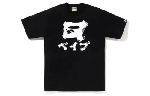 A BATHING APE T Shirts Men's Crew Neck Moderate Straight Fit
