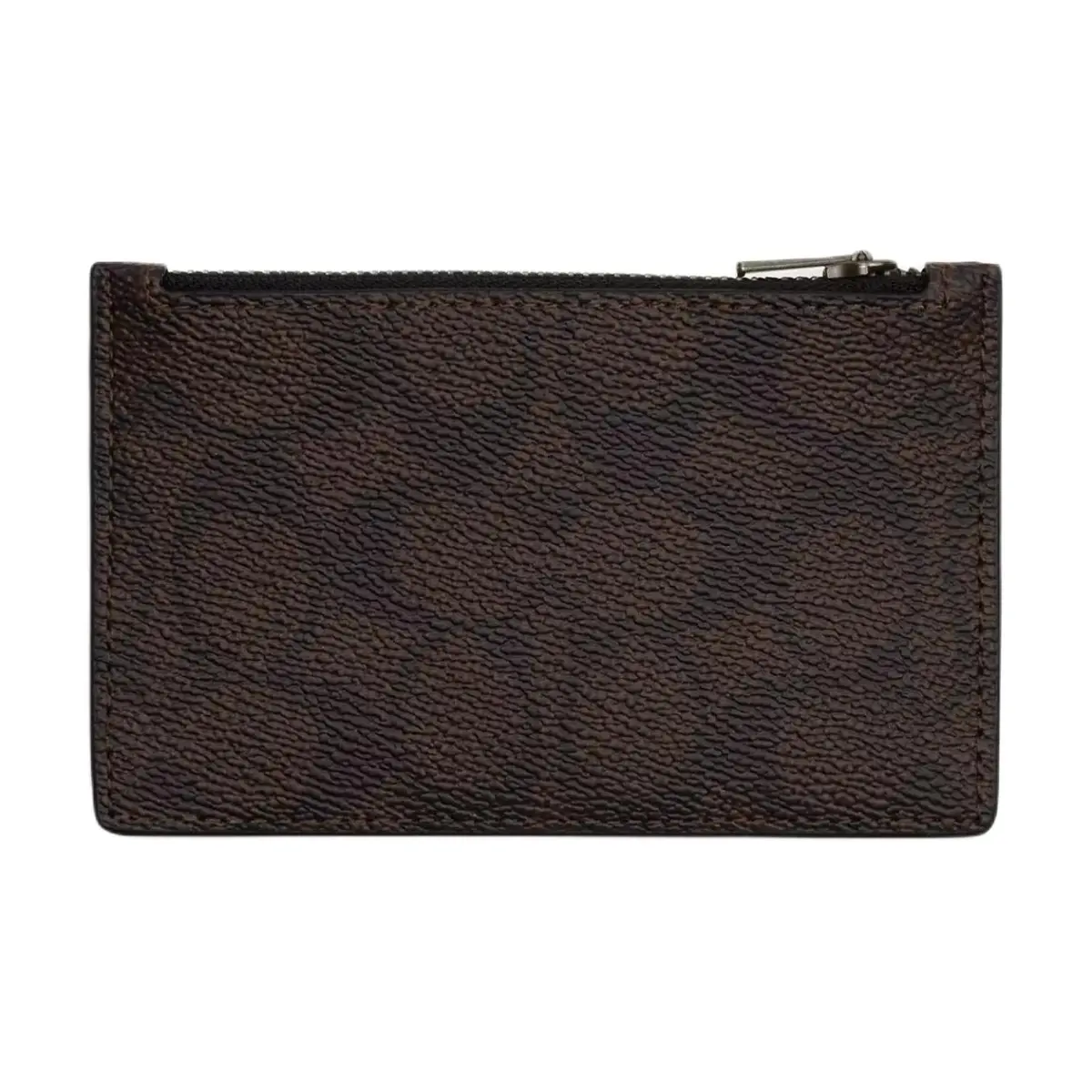 COACH Card Case Coated Canvas Card Holders Regular Men's Walnut & Chalk