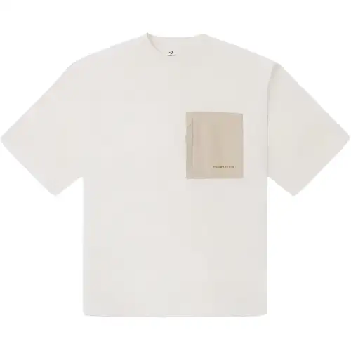 Converse Knitted Large Silhouette Short Sleeved T Shirt T Shirt Men's White