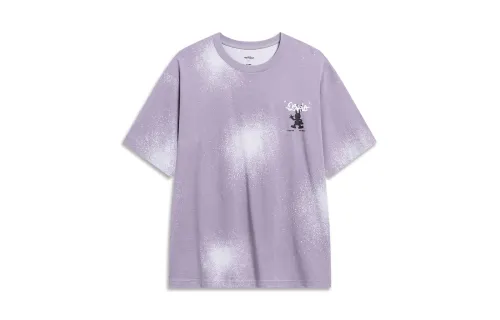 Li Ning x Disney T Shirt Men's Smoky Gray Mauve