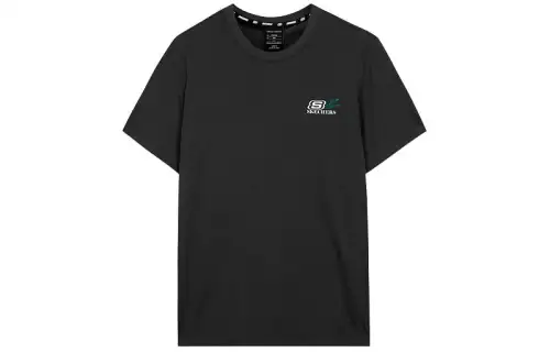 Skechers T Shirt Unisex Carbon Black