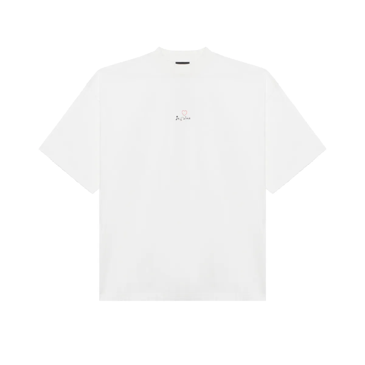Balenciaga T Shirt Loose Fit Unisex White