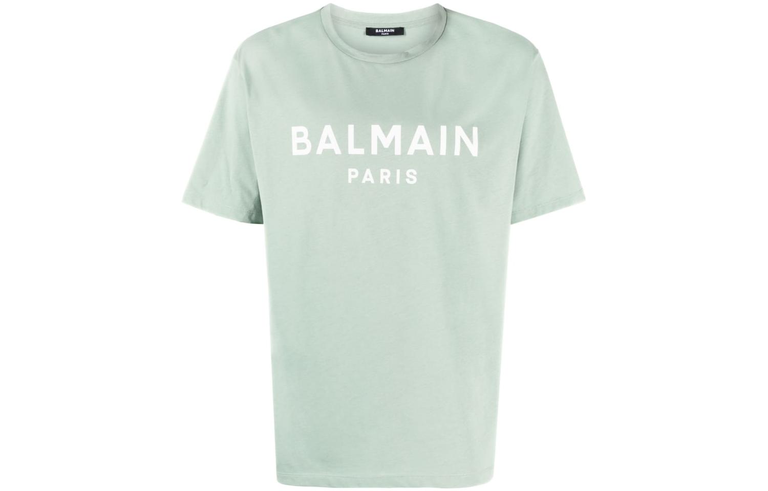 Футболка BALMAIN (бирюзовая)