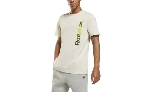 Reebok Myt Ss Graphic Tee T Shirt Men's White