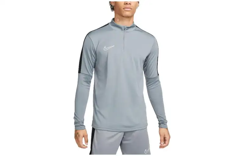 Nike T Shirts Men's Gray Crew Neck Moderate Straight Fit
